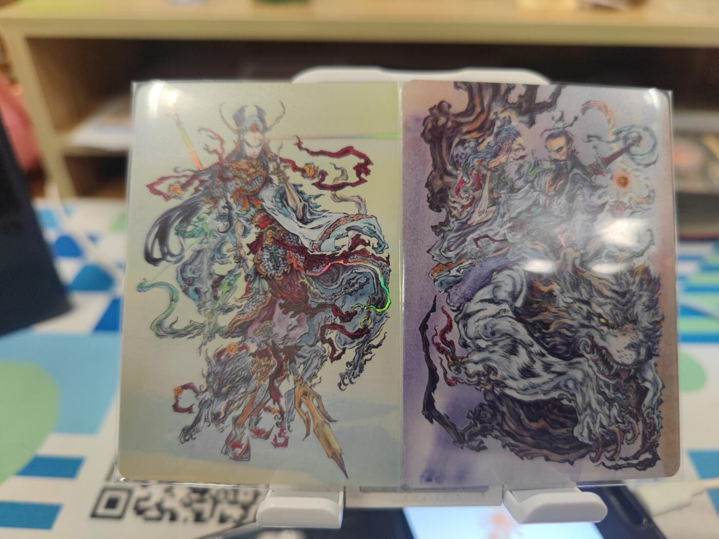 妖精的尾巴卡牌拍卖《你就是那天命人》第二十五期(收拍品) 启读文化-沈鑫-封神，彩闪2张（杨戬，申公豹）