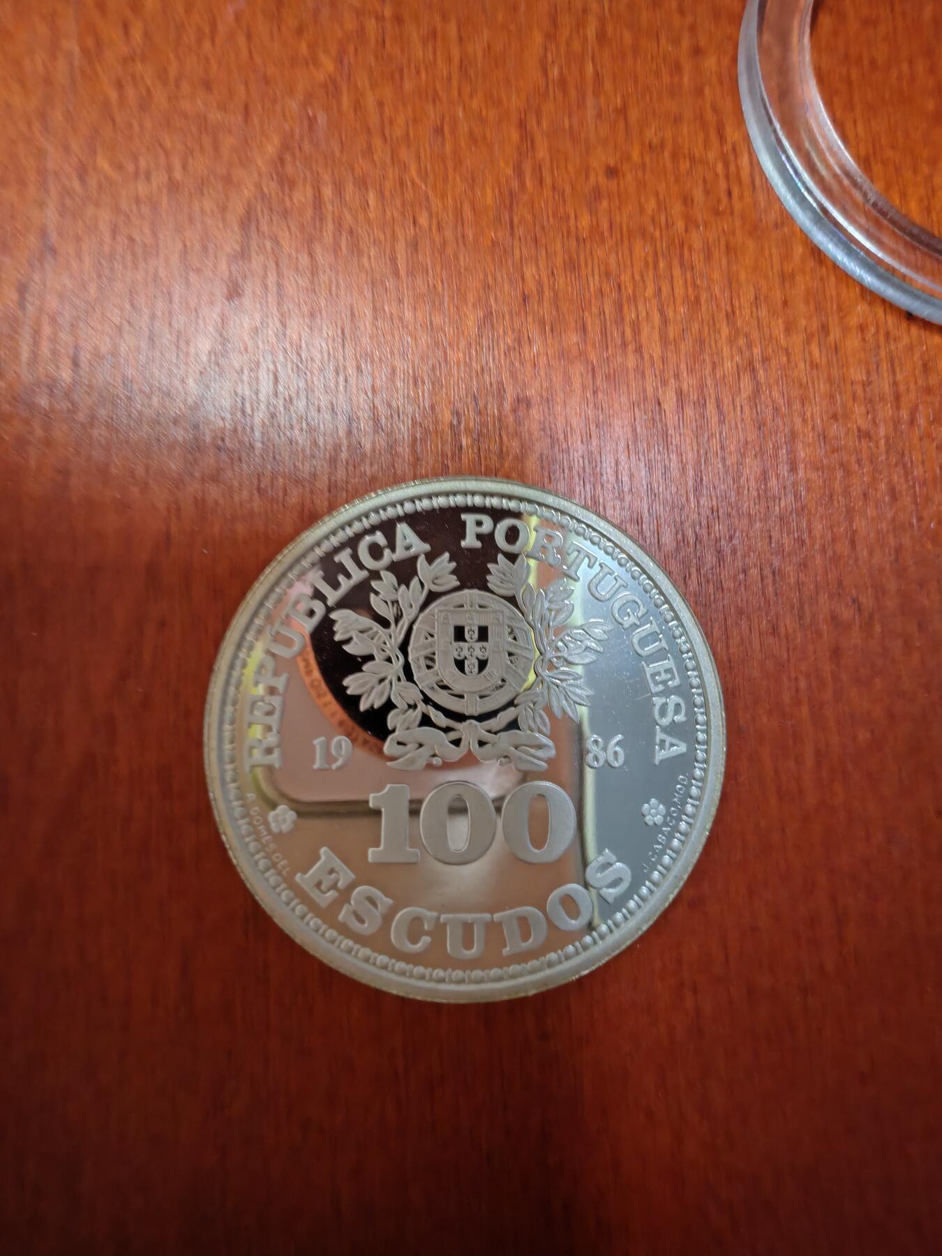 长老汇龙年精选第二十六场拍卖 1986葡萄牙墨西哥世界杯100埃斯库多斯精制银币，2万枚，高银版