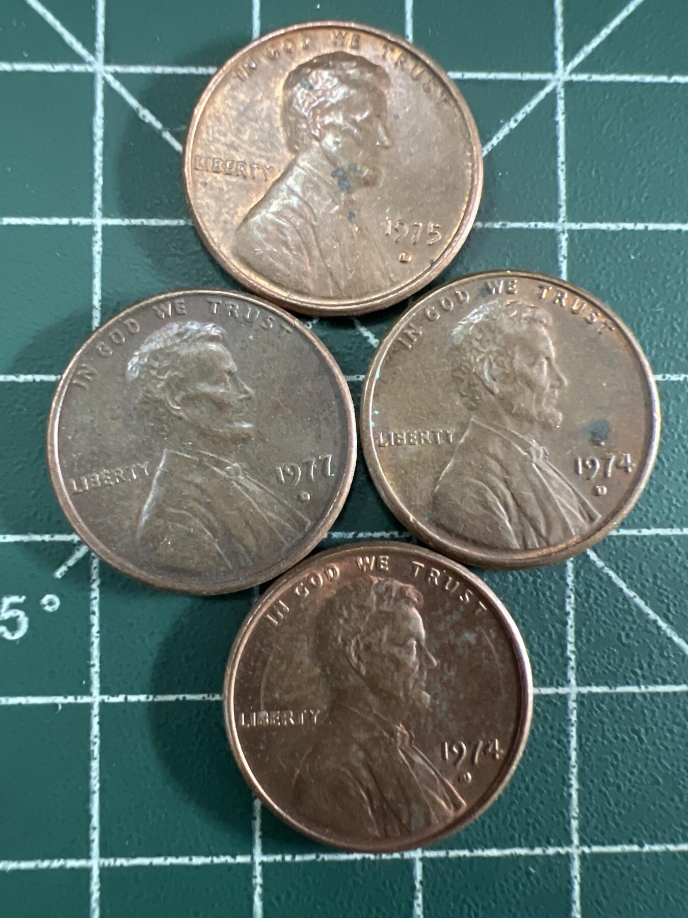 第686期 硬币专场 （无押金，捡漏，全场50包邮，偏远地区除外，接收代拍业务，本店十天发一次货） 一美分 4枚