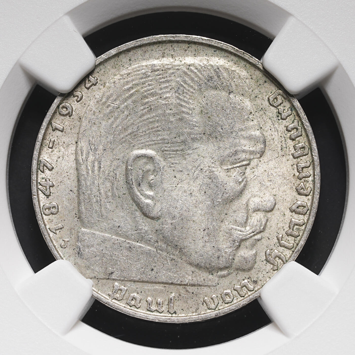 修遠堂世界钱币第三十七期 全场包邮 NGC MS63 1939年德国2马克银币