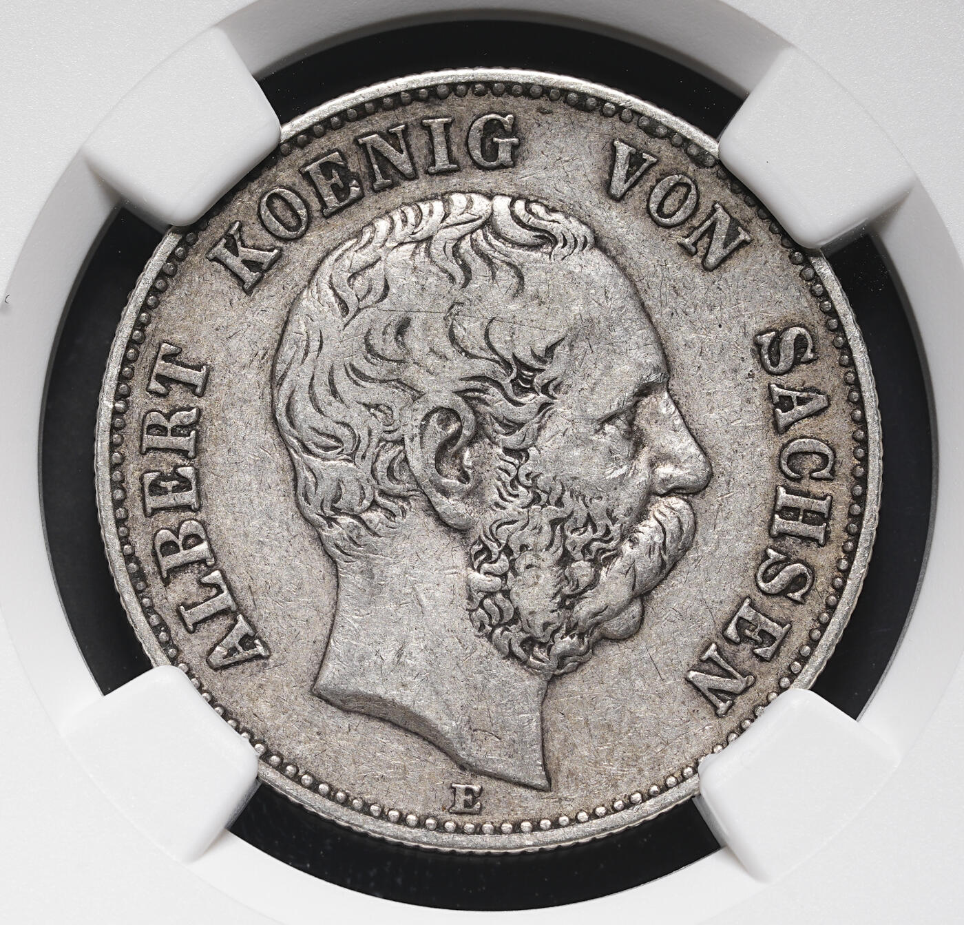 修遠堂世界钱币第三十七期 全场包邮 少见年份 NGC XF40 1893年萨克森2马克银币 书价160美金