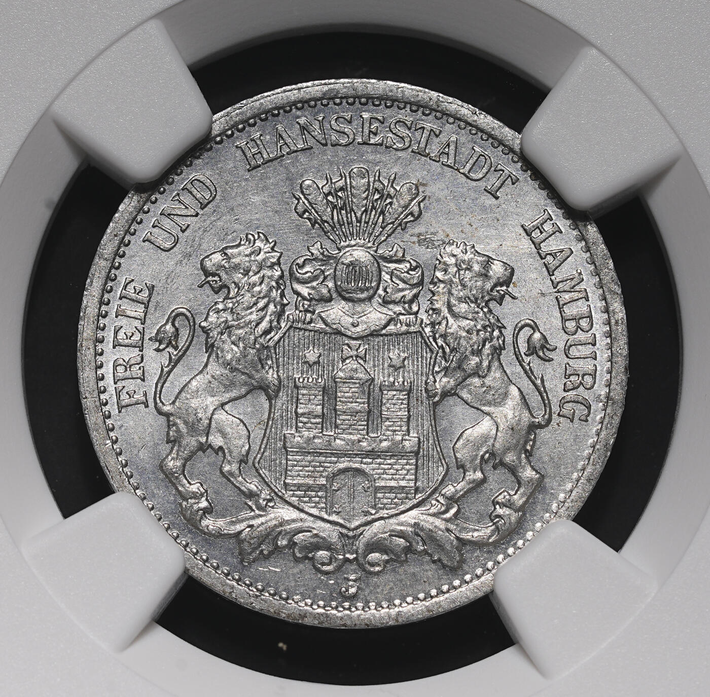 修遠堂世界钱币第三十七期 全场包邮 NGC MS64 1923年德国紧急时期汉堡20万马克 NGC版别标签有误