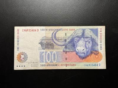 八十四场 - 南非100兰特，流通品，很漂亮的大水牛！早期细安全线！！