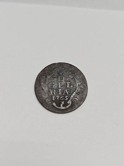康怡轩钱币【世界各国老币专场】第195期 - 1765年荷兰格尔德兰省1杜伊特铜币  KM#93