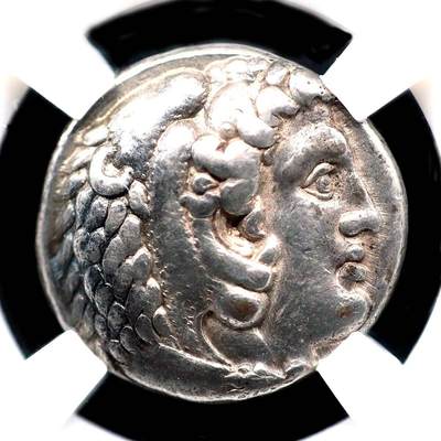 古希腊大力神头像四德拉克马大银币雕模精美主神宙斯欧洲古代钱币68-41 - 古希腊大力神头像四德拉克马大银币雕模精美主神宙斯欧洲古代钱币68-41