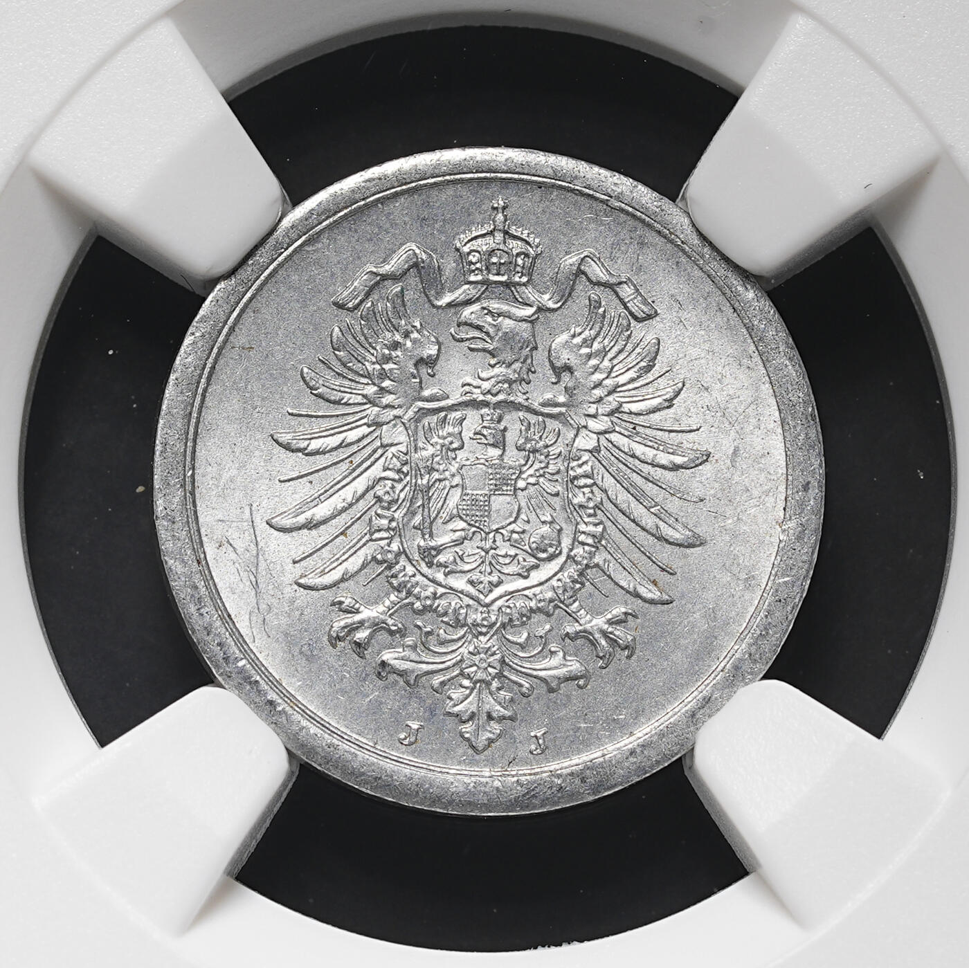 修遠堂世界钱币第三十七期 全场包邮 NGC MS62 1917年德国1芬尼铝币