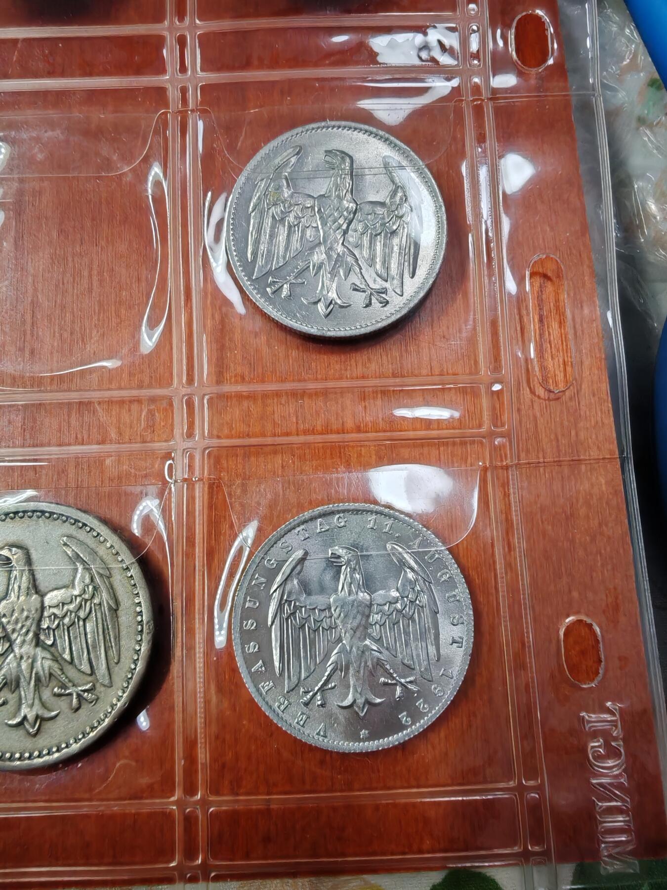 长老汇龙年精选第二十七场拍卖 192X德国魏玛时期马克6枚，4枚银币，2枚铝币（不同版本）