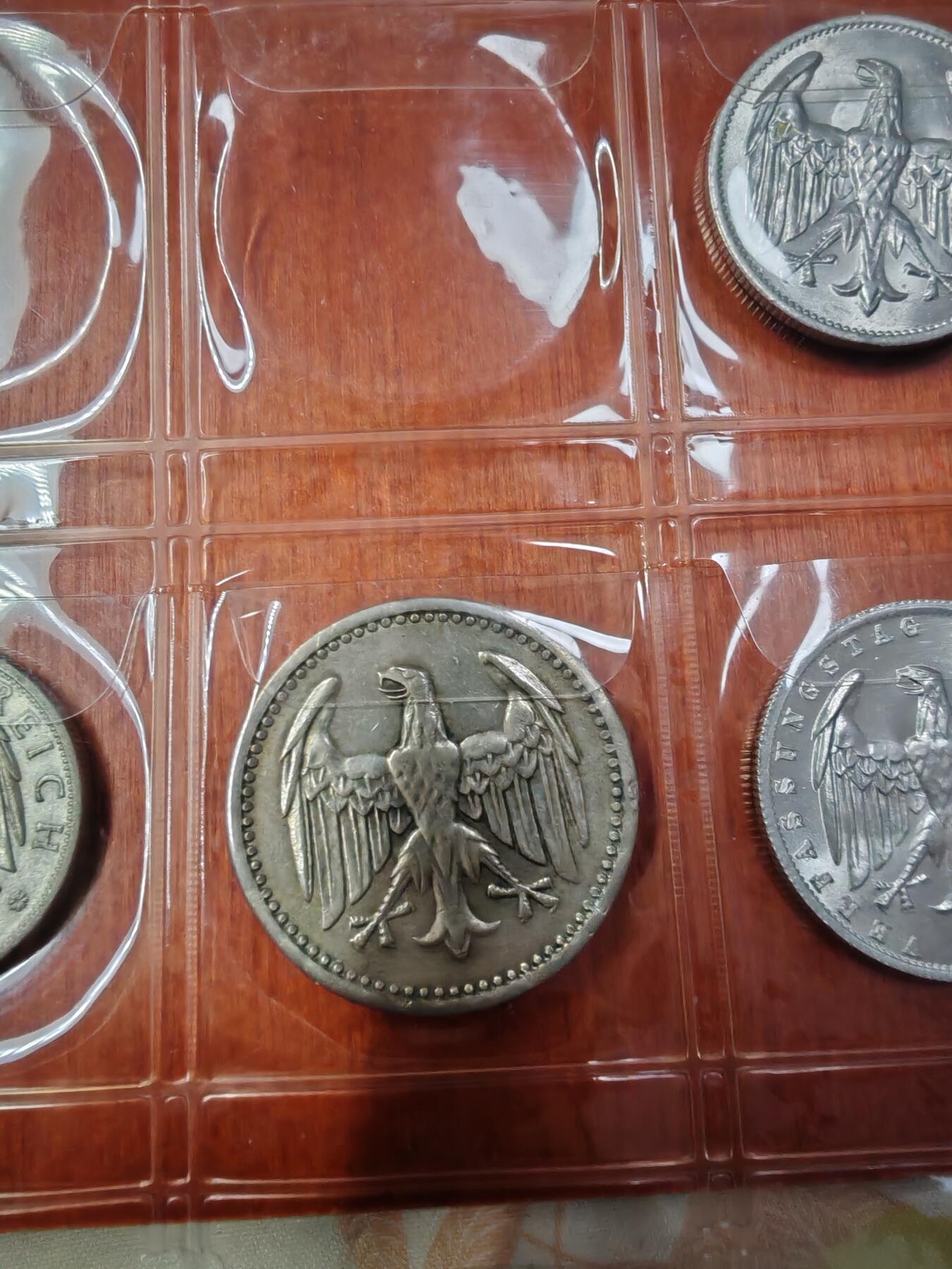 长老汇龙年精选第二十七场拍卖 192X德国魏玛时期马克6枚，4枚银币，2枚铝币（不同版本）