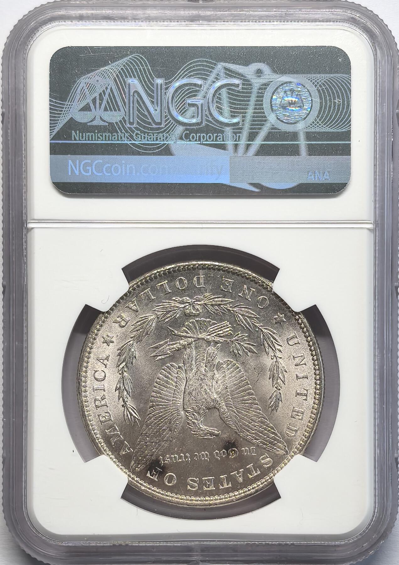 凡希社世界钱币微拍第二百八十二期 1887美国摩根壹元NGC-MS64