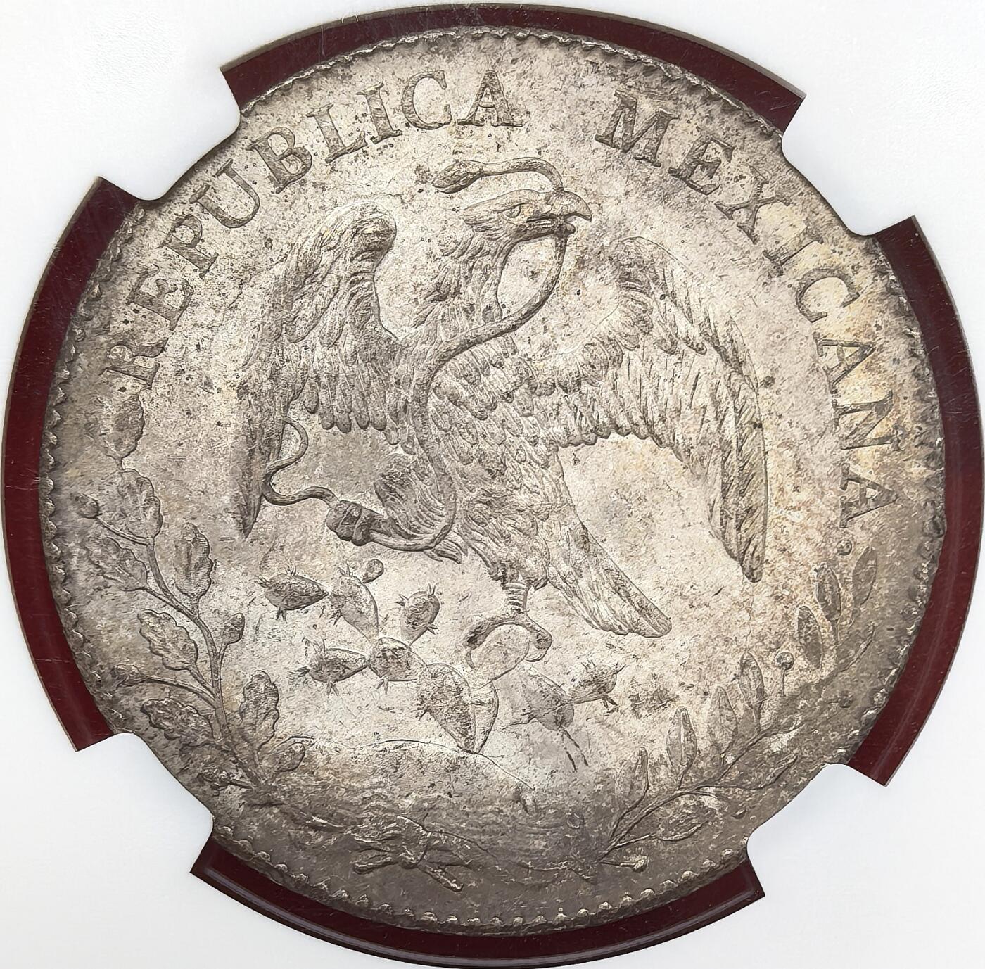凡希社世界钱币微拍第二百八十二期 1897ZS墨西哥花边鹰洋NGC-MS63