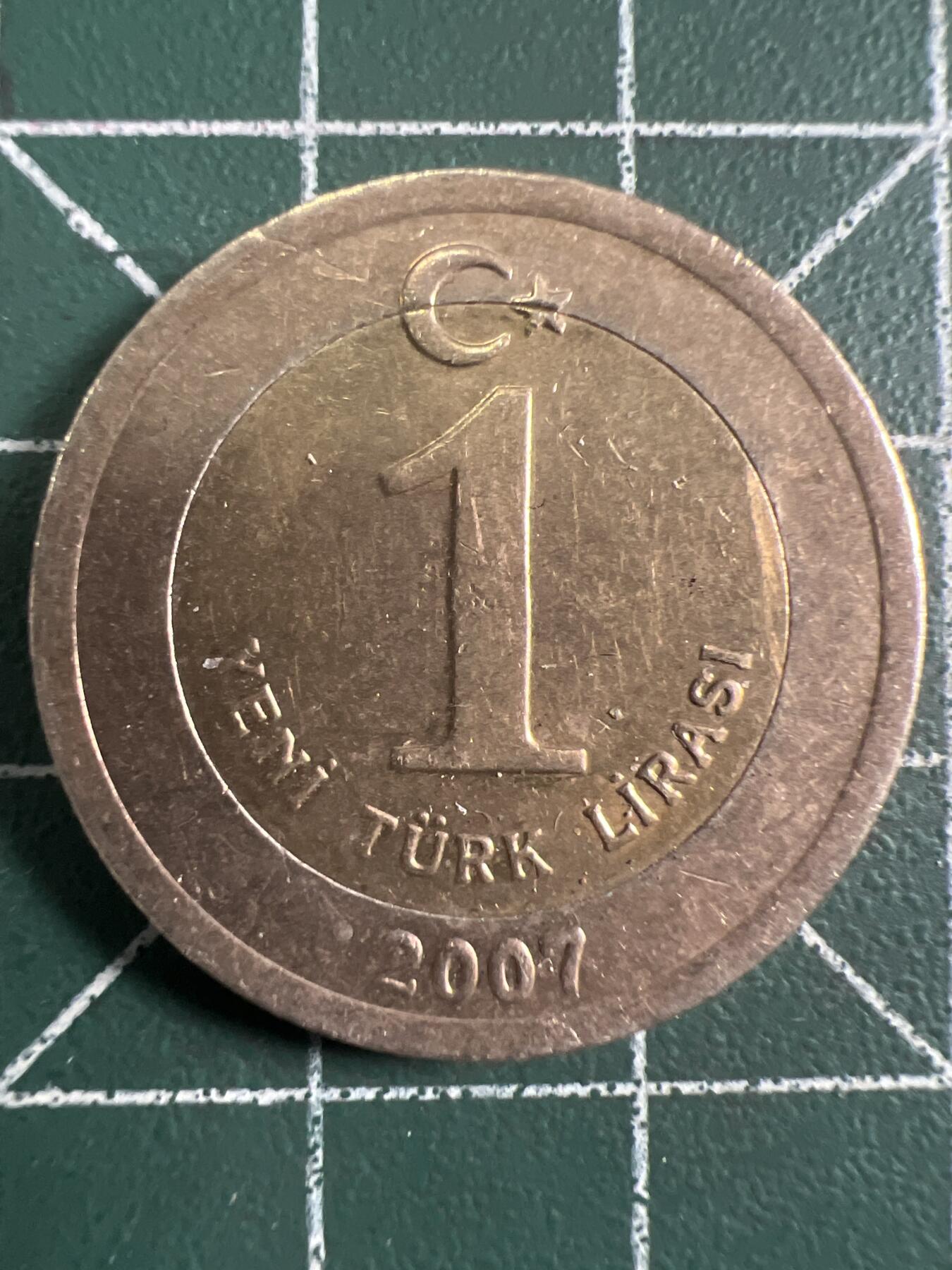 第709期 硬币专场 （无押金，捡漏，全场50包邮，偏远地区除外，接收代拍业务，本店十天发一次货） 土耳其1里拉