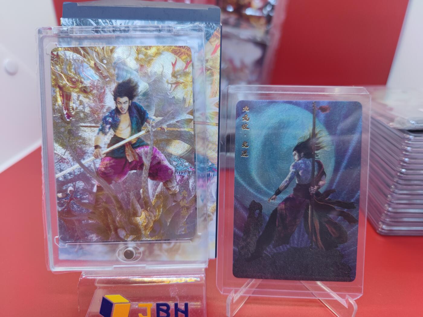 妖精的尾巴卡牌拍卖《你就是那天命人》第二十五期(收拍品) 正子公也-IPS展会限定卡-金-史进一张，史进-红背粗闪一张