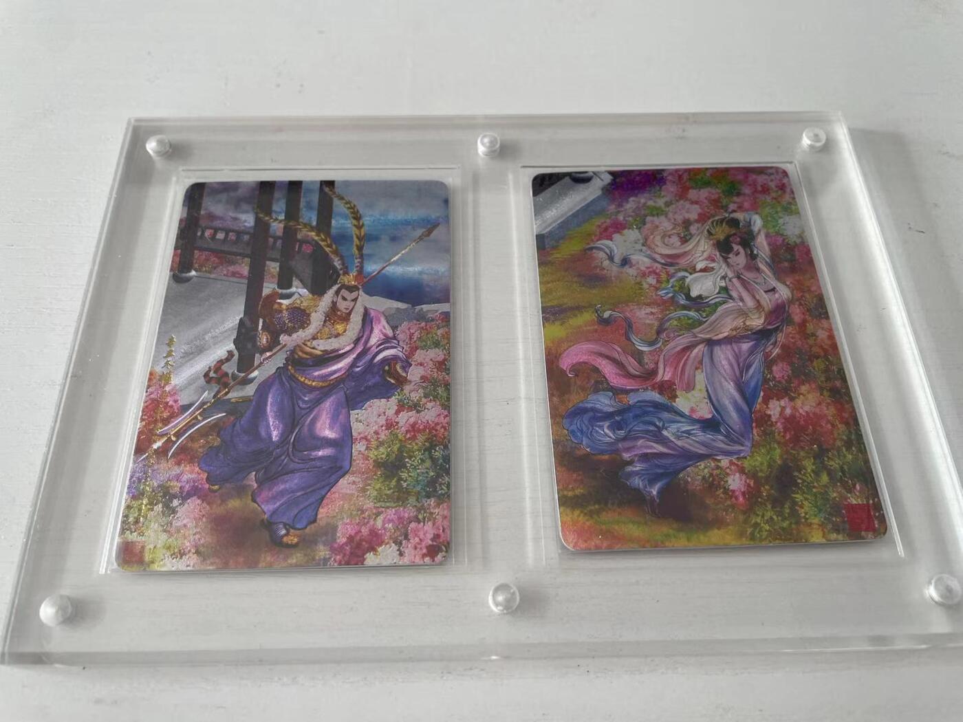 龙虎拍卖第一期 权迎东水浒特卡 吕布戏貂蝉 带卡砖（吕布430，貂蝉477）