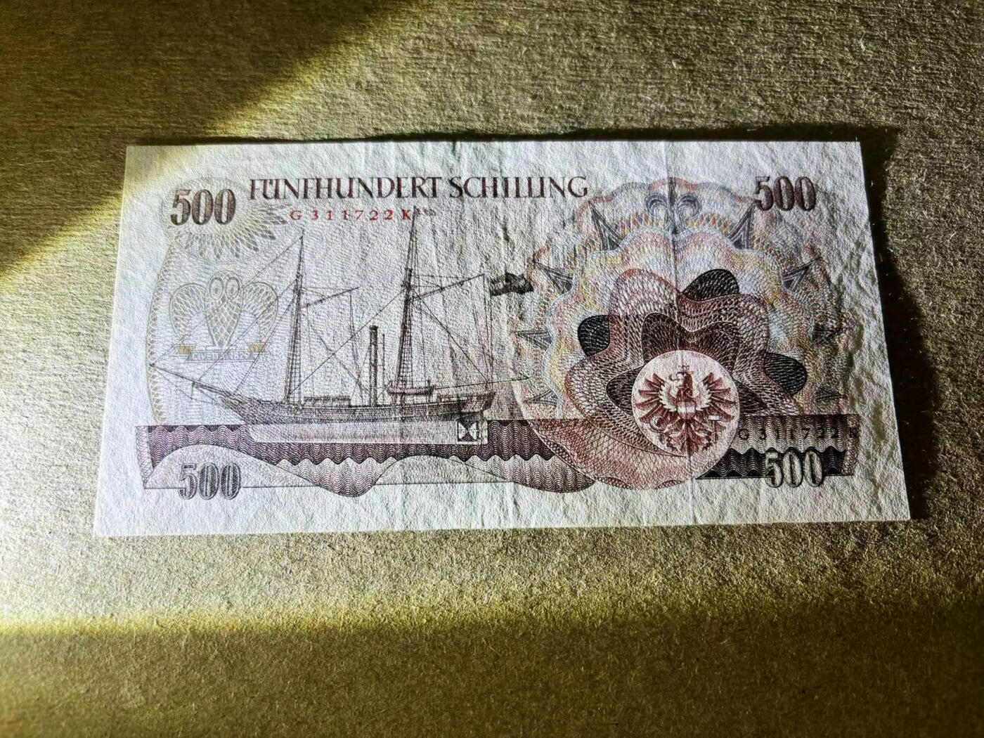 【Blue Auction】✨世界纸币精拍第533期【精】 奥地利 1965年500先令 品相如图