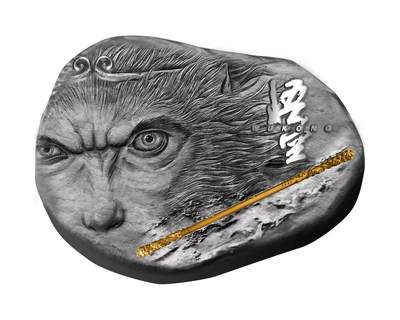 【海寕潮期货】喀麦隆2024年悟空20克异形仿古镀金银币 - 【海寕潮期货】喀麦隆2024年悟空20克异形仿古镀金银币