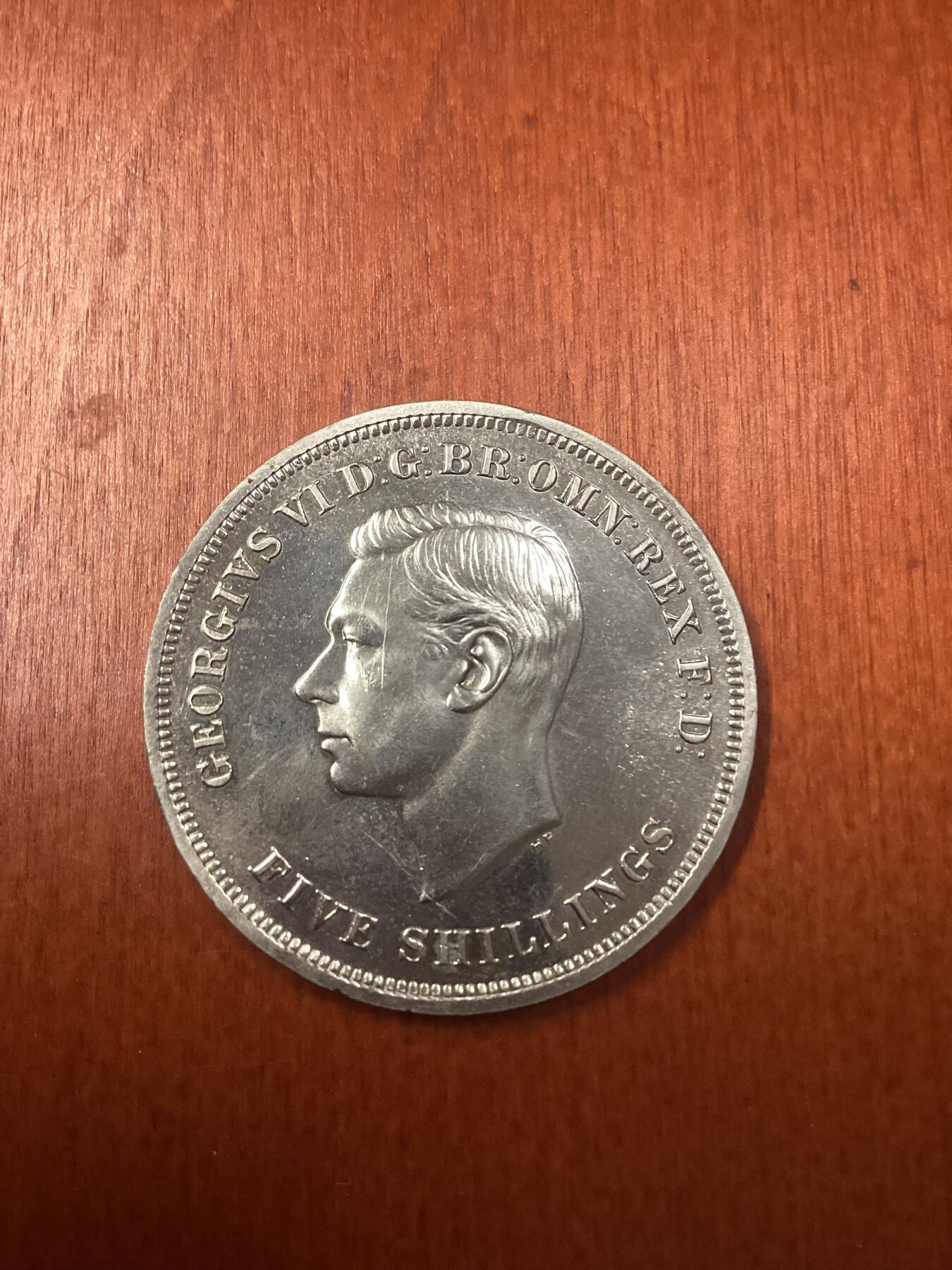 长老汇龙年精选第二十八场拍卖 1951英国乔治六世1克朗镍马剑
