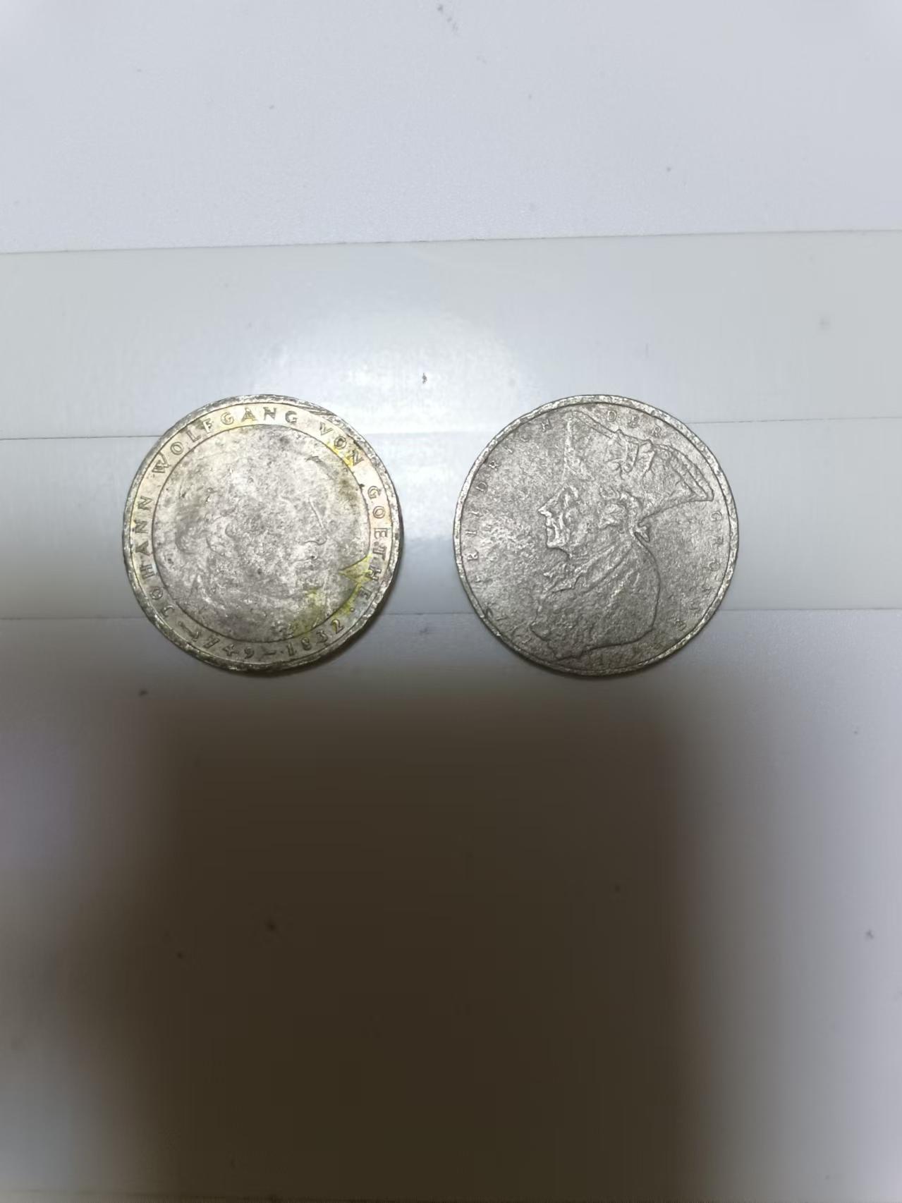 【20240829】非全新纸币第160场 德国5马克2枚硬币