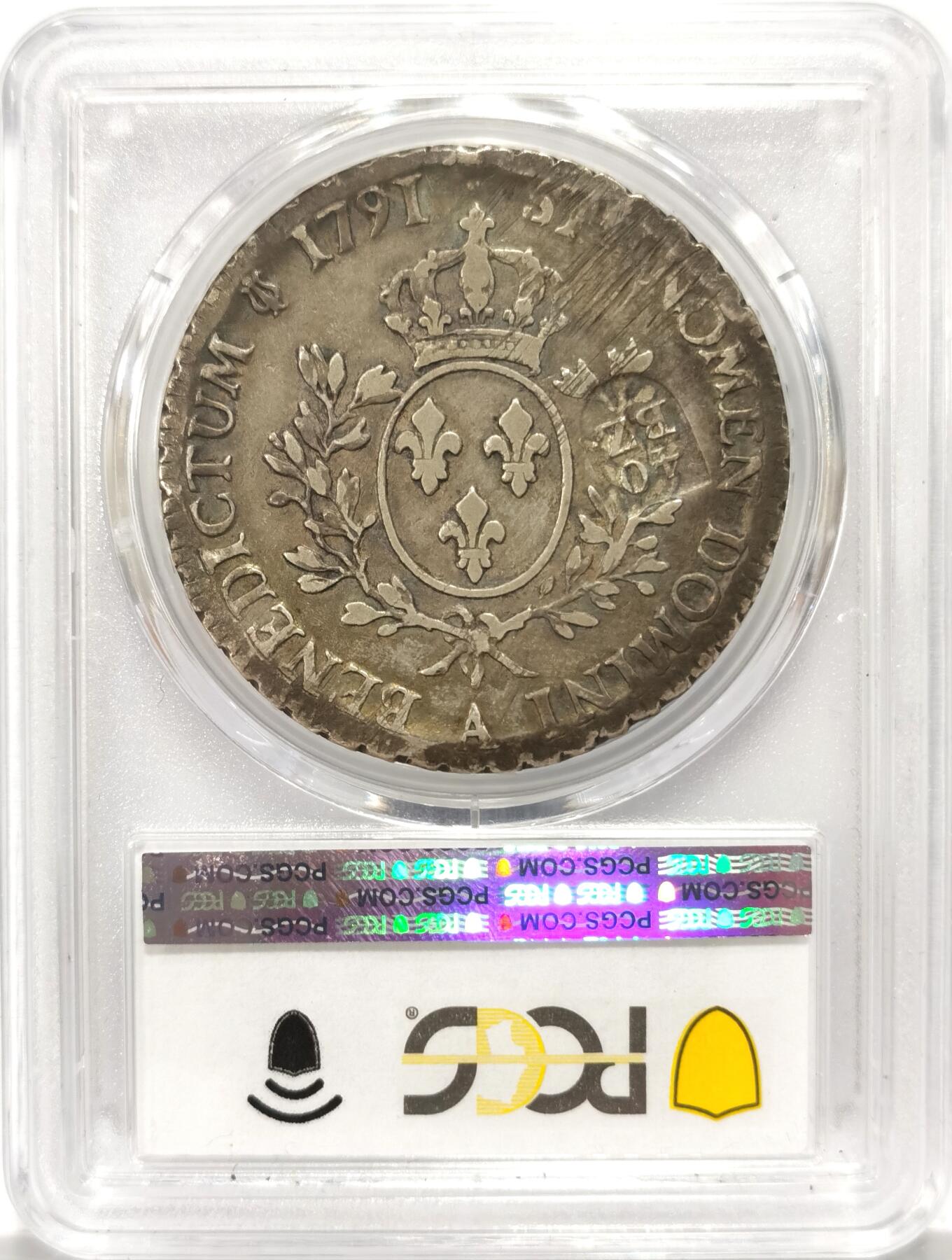 博洋堂“长夏未央”8月精品专场暨第089期（全场包邮） PCGS XF40 瑞士伯尔尼1816加盖1791法国路易十六埃居40B，PCGS唯一入盒。加盖币核心看戳记，此枚戳记AU水准，不容错过。