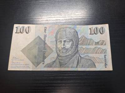 博彦收藏10月10日晚上8点 钱币专场 - 澳洲100元流通品 有小裂
