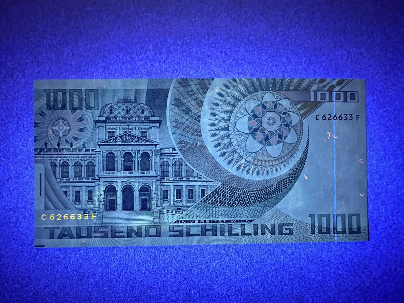 《张总收藏》164期-周日外币超精品 奥地利1000先令 UNC 1983年 薛定谔 无47