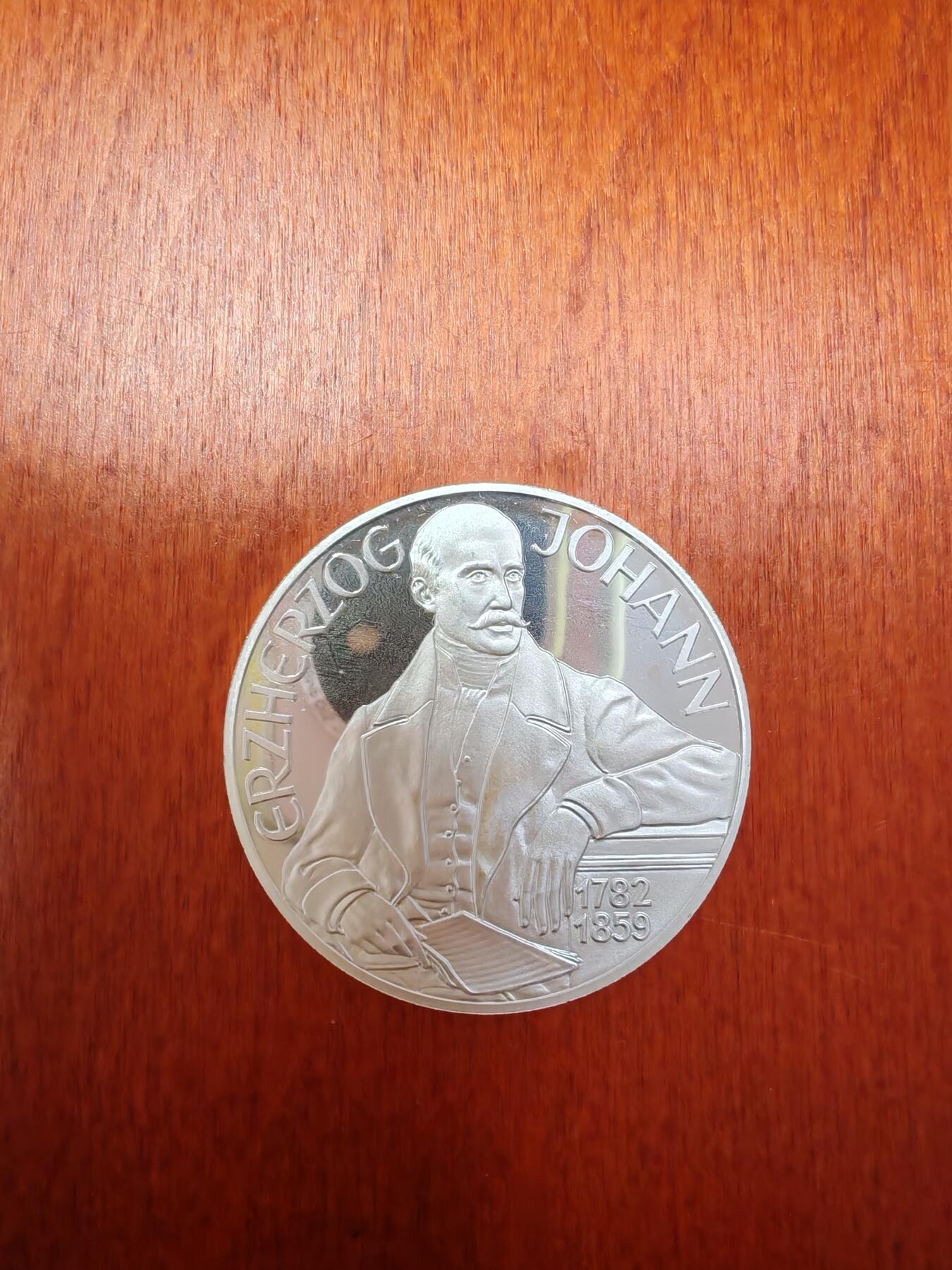 长老汇龙年精选第二十八场拍卖 1994奥地利约翰100先令精制银币