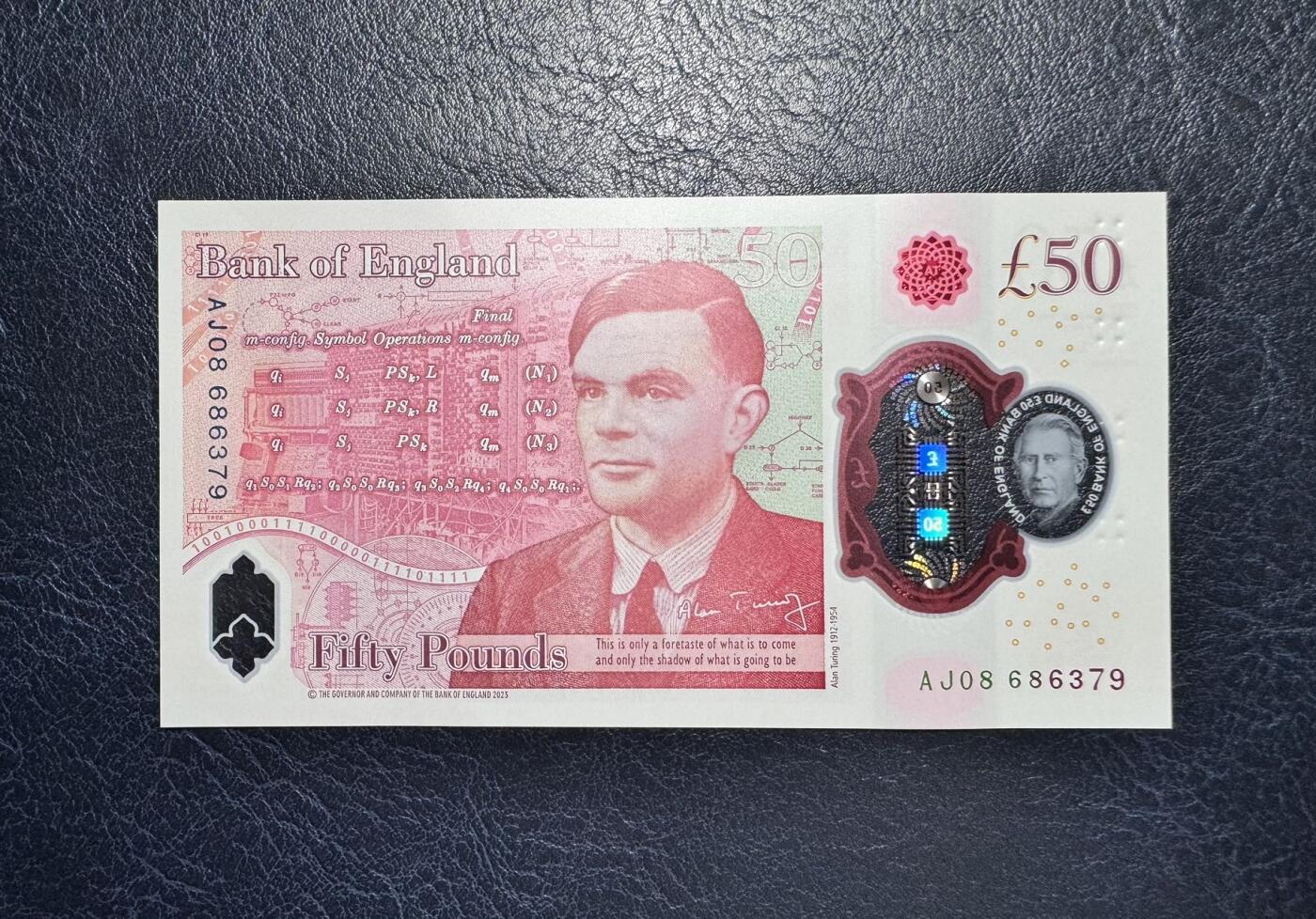 收藏联盟Quantum Auction 第372期拍卖  英国2025年50镑 品相全新UNC AJ冠 查理三世国王
