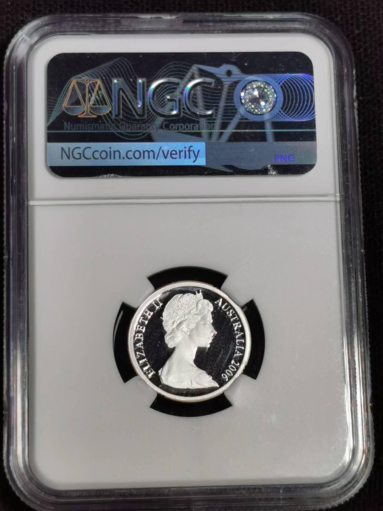 刘世昌艺术品销售中心～虎踞龙蟠*金杨在线联拍群第510期 澳大利亚2006年“土著人”精制纪念银币（NGC   PF69UC   串号：6335092-004）1枚。