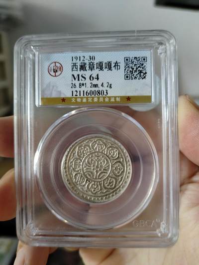 西藏铜币专场 - 章嘎嘎布公博评级币