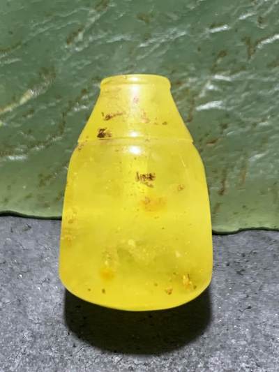 天然乌克兰蜜蜡一体佛头三通一个 - 天然乌克兰蜜蜡一体佛头三通一个
