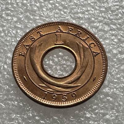🌹外币初藏🌹🐯第66场 每周二四六晚8️⃣点 - 东非1959年一分 KN版 原光好品