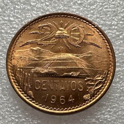 🌹外币初藏🌹🐯第66场 每周二四六晚8️⃣点 - 墨西哥1964年20分