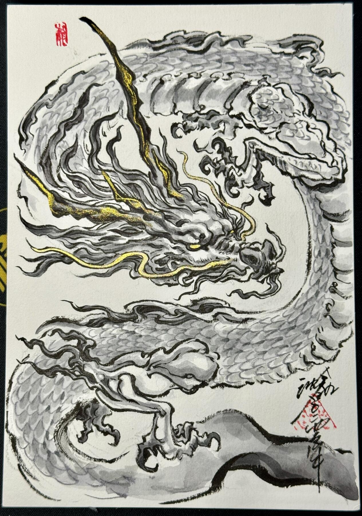 白泽拍卖卡手绘专场第6期（秀色映凉月，清风生早秋）