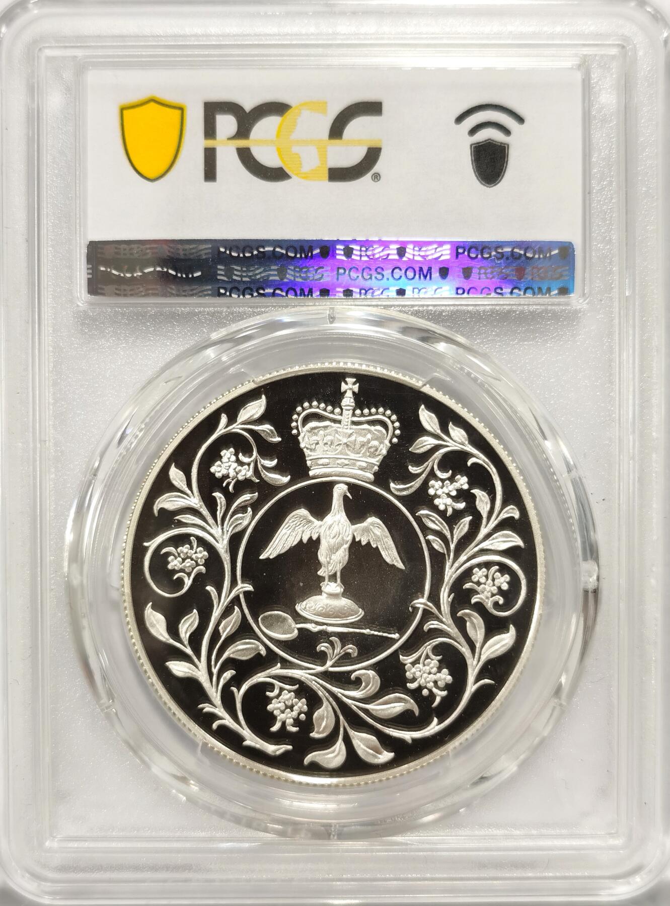 博洋堂“长夏未央”8月精品专场暨第089期（全场包邮） PCGS PR69DCAM 英国1977年女王登基25周年25便士精制纪念银币，PCGS亚军分，仅有一枚更高分