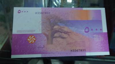 【世界钱币】精选微拍第132期暨2024年第43期  各类库存杂货 2006年科摩罗5000法郎 全新绝品无4尾号831