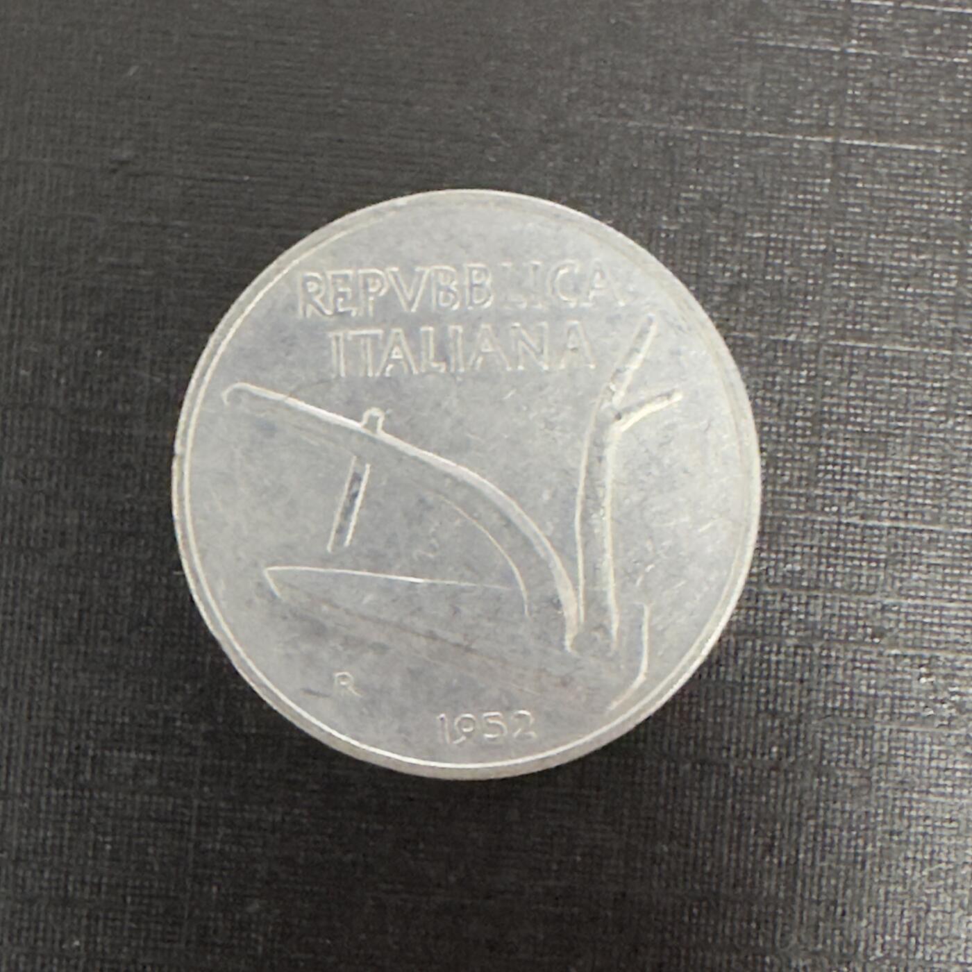 通元堂第五期无押金 硬币专场 1952年意大利麦穗10里拉
