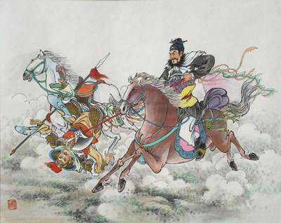 说唐封面原稿彩色画稿姚柏绘画16幅完整一套 说唐封面原稿彩色画稿姚柏绘画16幅完整一套