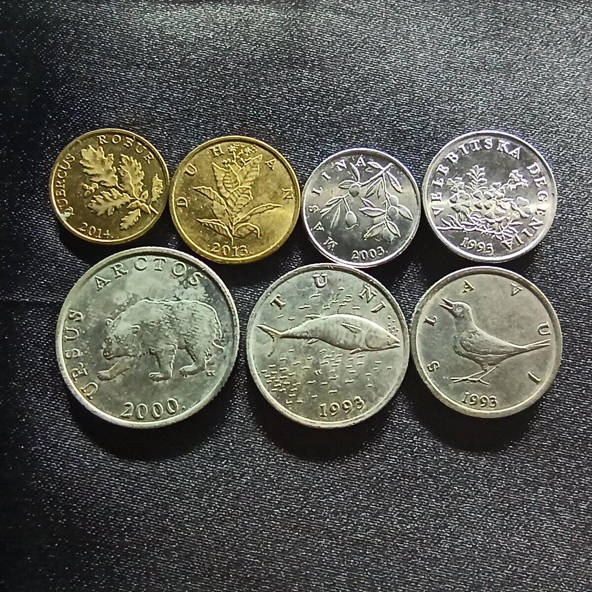 邮泉阁限时拍卖第十四场 各国硬币专场（拍卖结束后请付邮费，存留时间过长需全部邮寄） 克罗地亚7枚