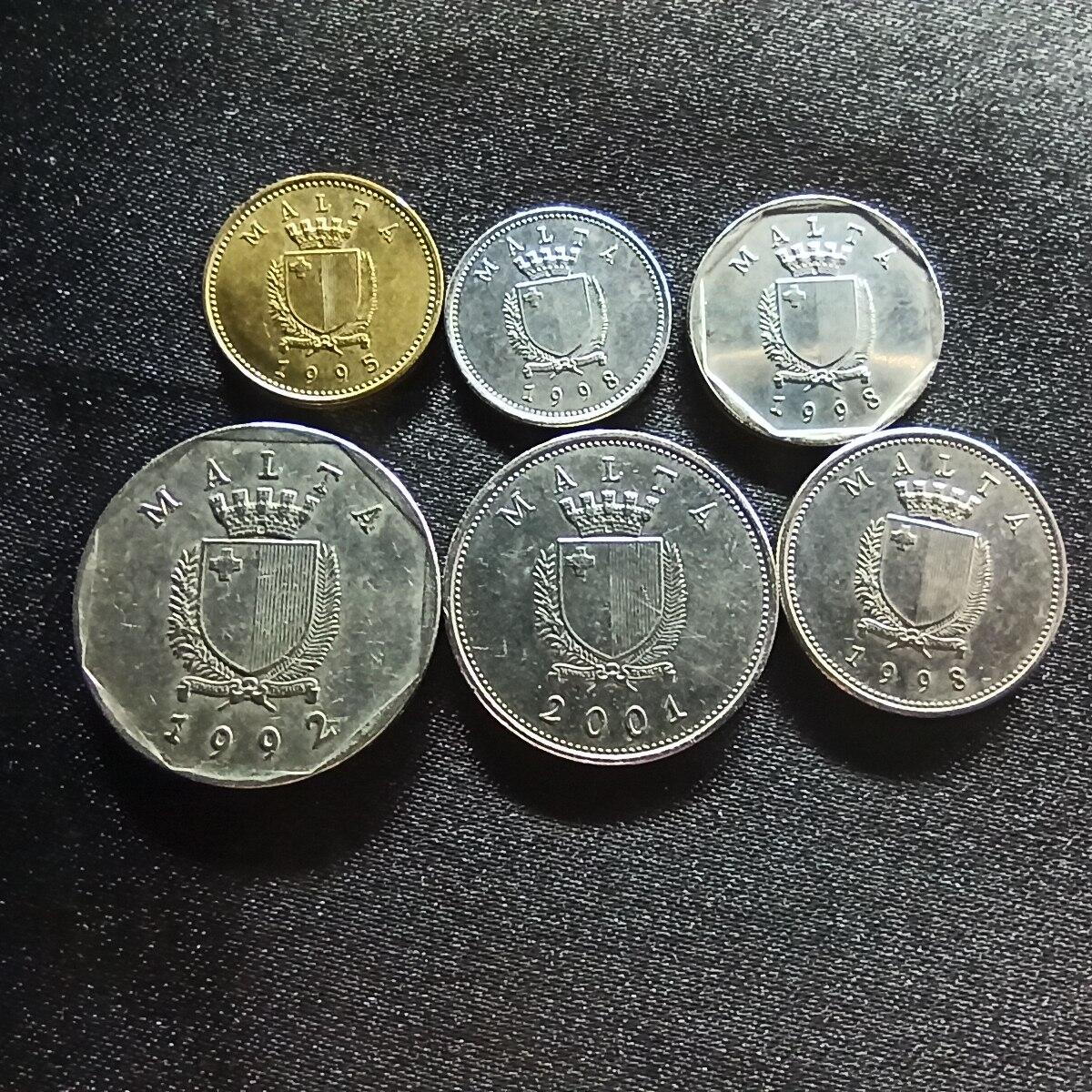 邮泉阁限时拍卖第十四场 各国硬币专场（拍卖结束后请付邮费，存留时间过长需全部邮寄） 马耳他6枚