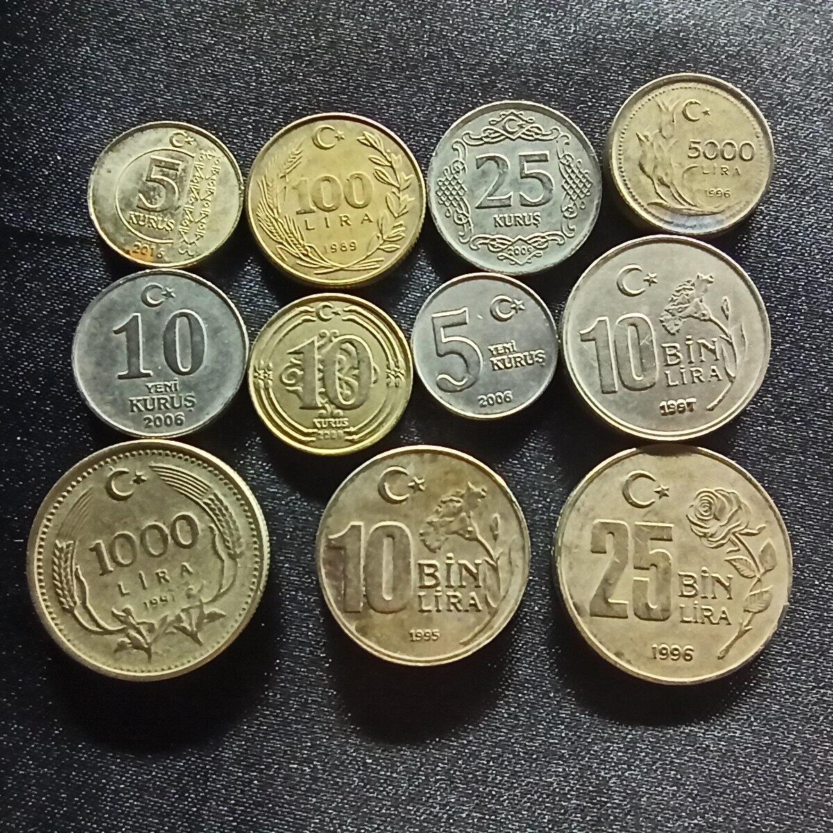 邮泉阁限时拍卖第十四场 各国硬币专场（拍卖结束后请付邮费，存留时间过长需全部邮寄） 土耳其11枚