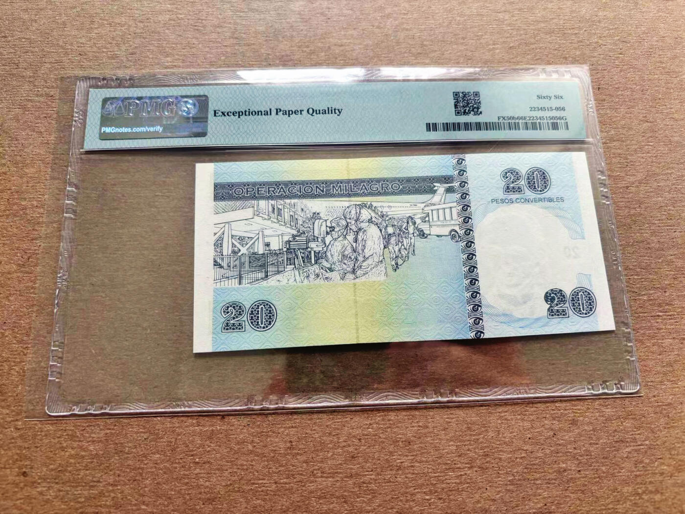【Blue Auction】✨世界纸币精拍第536期【精】 古巴 2008年20比索PMG66EPQ 外汇兑换券