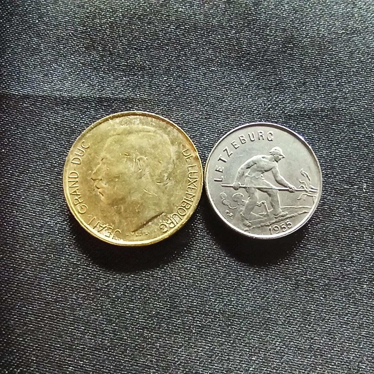 邮泉阁限时拍卖第十四场 各国硬币专场（拍卖结束后请付邮费，存留时间过长需全部邮寄） 卢森堡2枚