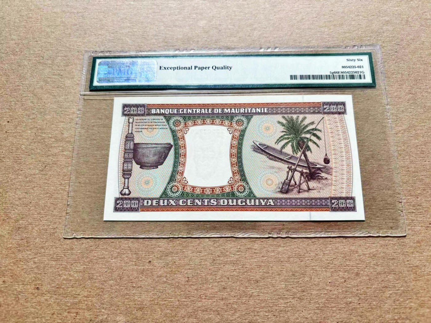 【Blue Auction】✨世界纸币精拍第536期【精】 毛里塔尼亚 1996年200乌吉亚 PMG66EPQ 