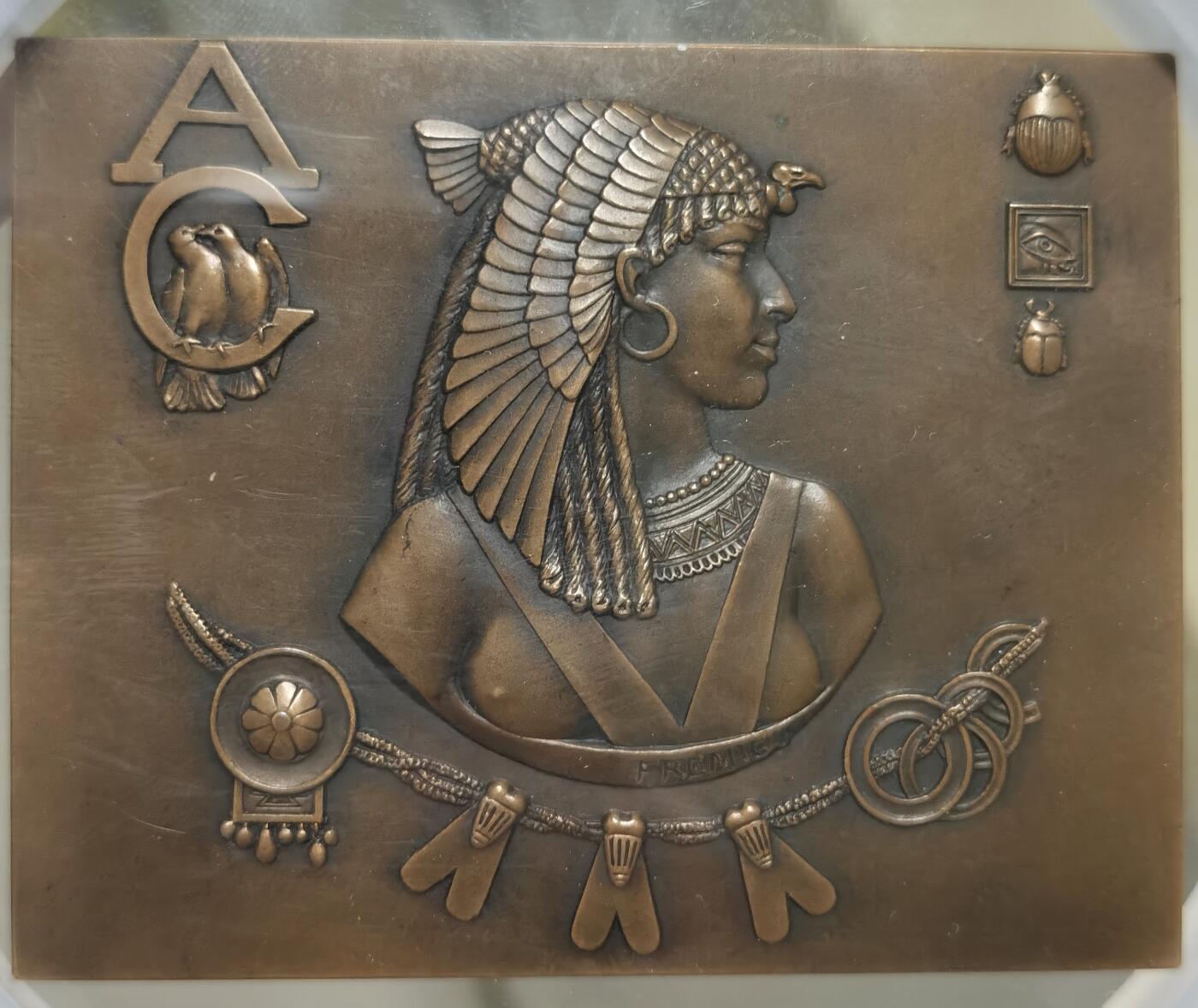 博洋堂“长夏未央”8月精品专场暨第089期（全场包邮） SAMF16号作品埃及艳后，83mm*66mm，丰饶角+BRONZE+火蝾螈标+作者留样标记