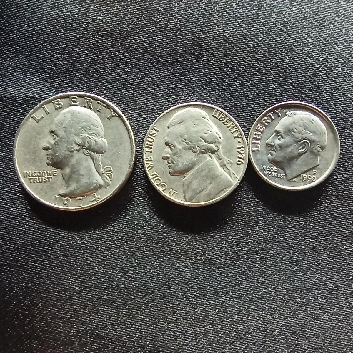 邮泉阁限时拍卖第十四场 各国硬币专场（拍卖结束后请付邮费，存留时间过长需全部邮寄） 美国3枚