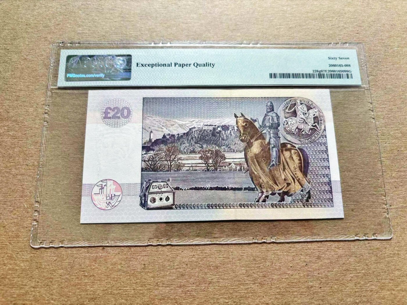 【Blue Auction】✨世界纸币精拍第536期【精】 苏格兰 2006年20镑  PMG67EPQ高分 