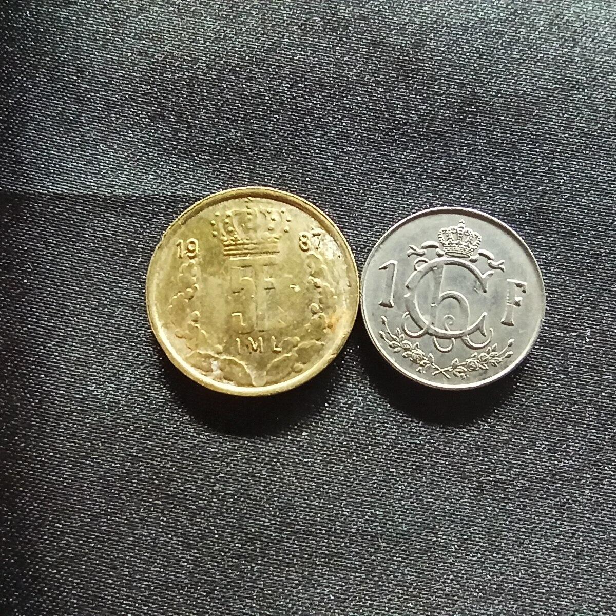 邮泉阁限时拍卖第十四场 各国硬币专场（拍卖结束后请付邮费，存留时间过长需全部邮寄） 卢森堡2枚