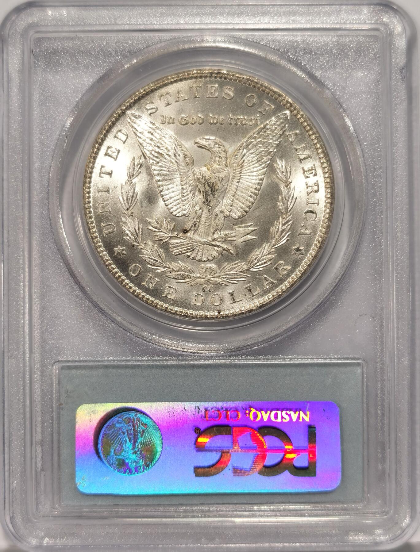 博洋堂“长夏未央”8月精品专场暨第089期（全场包邮） PCGS MS65 美国1884cc卡森厂摩根，曝光品相PC早期盒加持 CAC二次评级标