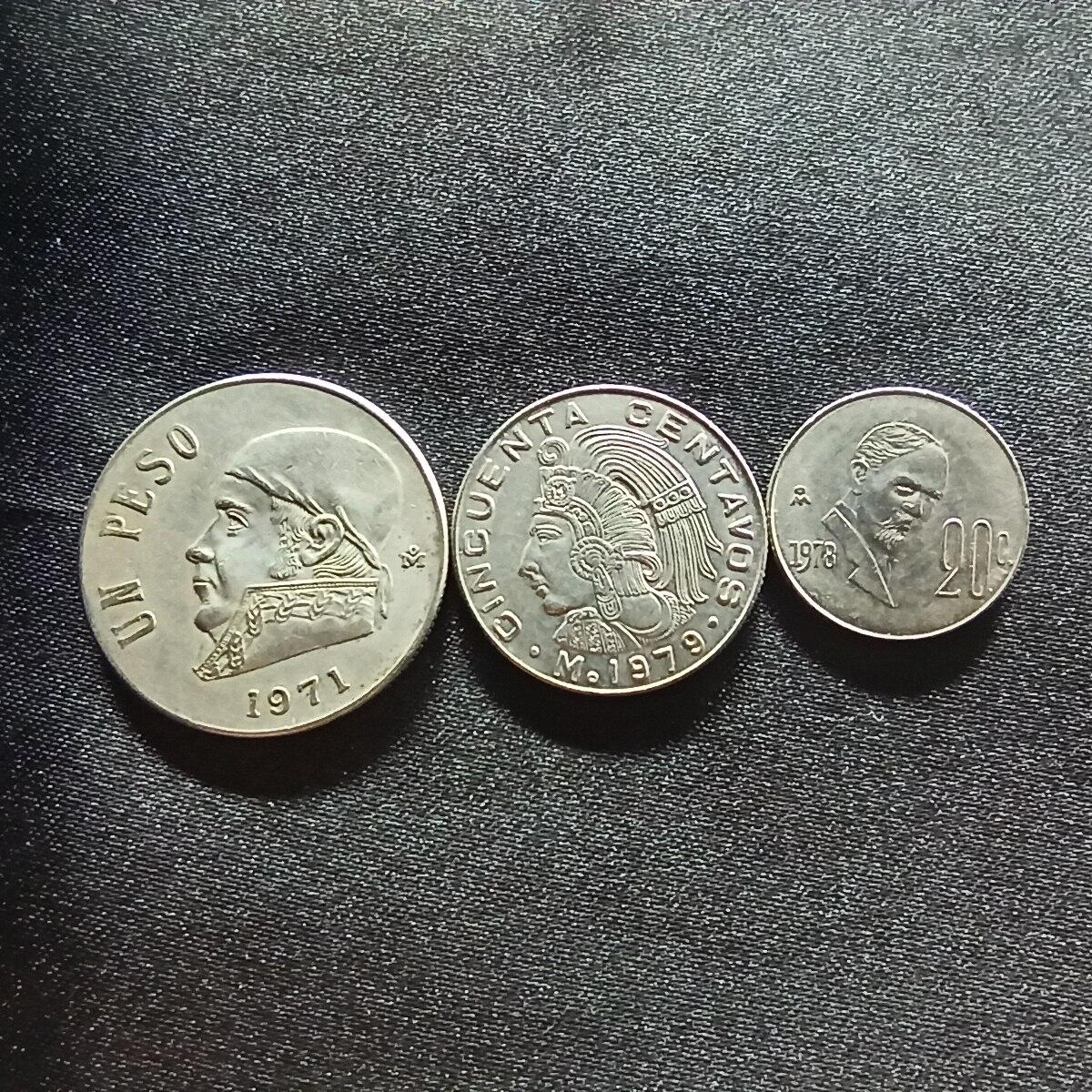 邮泉阁限时拍卖第十四场 各国硬币专场（拍卖结束后请付邮费，存留时间过长需全部邮寄） 墨西哥3枚