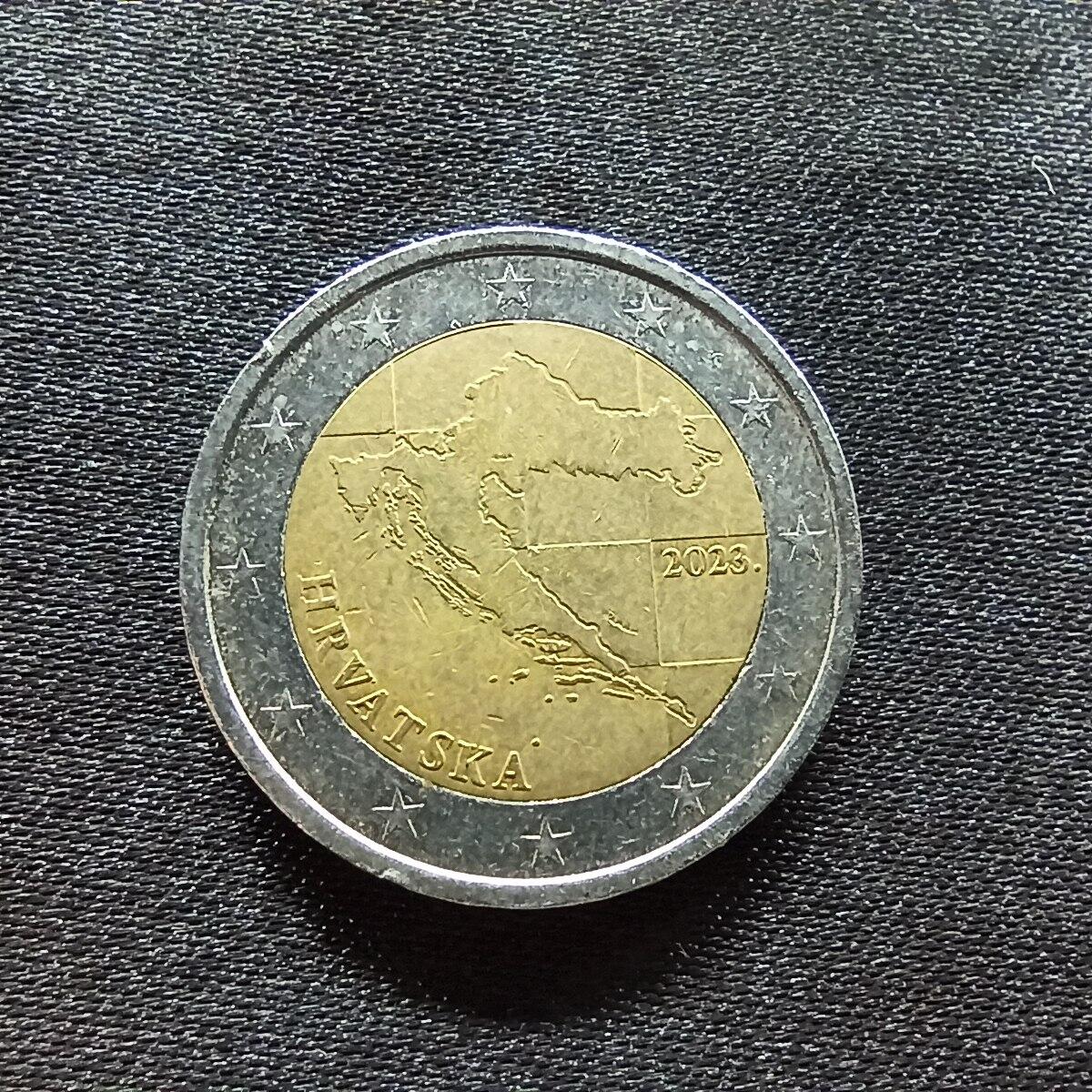 邮泉阁限时拍卖第十四场 各国硬币专场（拍卖结束后请付邮费，存留时间过长需全部邮寄） 克罗地亚2023年2欧元