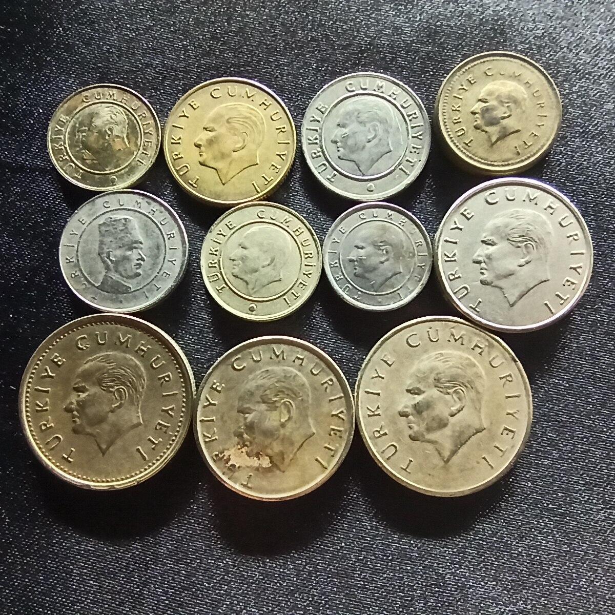 邮泉阁限时拍卖第十四场 各国硬币专场（拍卖结束后请付邮费，存留时间过长需全部邮寄） 土耳其11枚